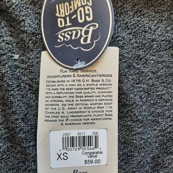 NWT G. H. Bass & Co. Grey Cardigan XS - Picture 4 of 8